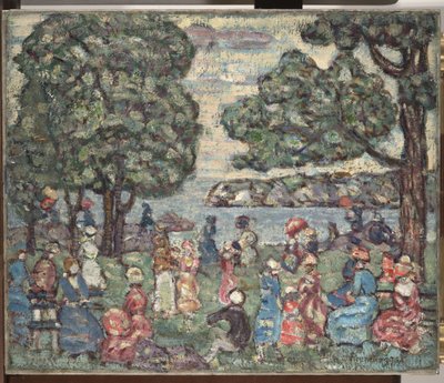 Parkscène, 1915 door Maurice Brazil Prendergast
